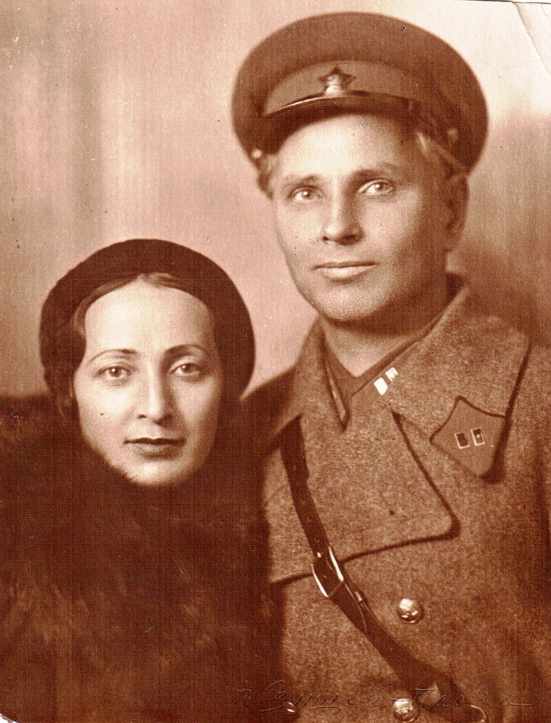 Степан Щипачёв и Елена Викторовна Златова, 1938г.