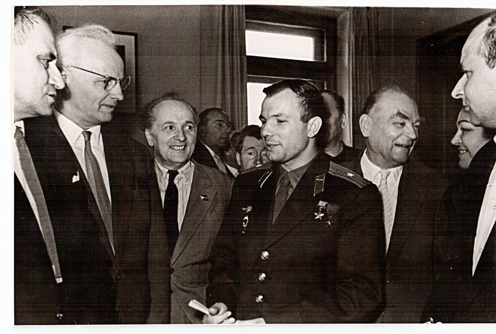 Встреча Юрия Гагарина с писателями, 1961г